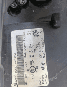 Lampa lewa lewy przód Vw Up 1S1941015L 9