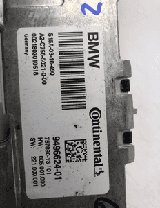 Sterownik moduł kamery bmw G01 G02 G30 9496624 3