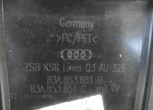 Grill gril atrapa audi Q3 ii 83A853651B 83A853651C 2018- 11