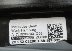 Wzmocnienie pas przedni przód mercedes a-klasa W177 2018- 20