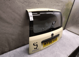 Klapa tył tylna bagażnika do fiat panda 541 żółta 2