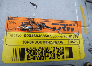 Wspomaganie elektryczne kolumna fiat stilo 00046846858 europa 2