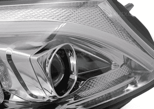 Lampy reflektory do mercedes c W205 14-18R do jazdy dziennej dyn. kier. 4