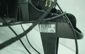 Słupek tylny lewy siłownik 34 94 34/94 kolor 744 mercedes sl R230 6