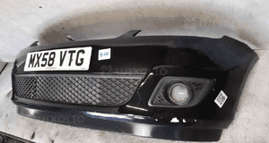 Zderzak przód przedni ford fiesta MK.6 6 vi lift fl D2 czarny halogeny 3