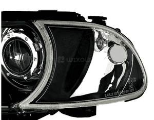Lampy reflektory do bmw E46 coupe cabrio od 1999 do 2003 białe ringi led 5