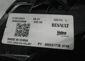 Renault koleos ii led drl halogen lewy kierunkowskaz idealny 3