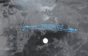 Mercedes glc W253 2015- listwa osłona dolna silnika A2535200300 7