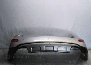 Zderzak tył tylny hyundai santafe 2 ii srebrny pdc czujniki 1