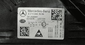 Mercedes 213 lift full led lampa przednia prawa 7
