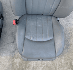 MERCEDES CLS 219 fotel fotele przod SZARA skóra  grzane 10