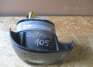 AIR BAG PODUSZKA POWIETRZNA KIEROWCY SKODA OCTAVIA II 1Z0880201T 2