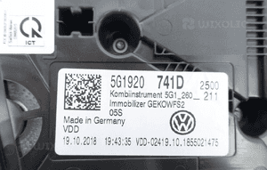 Licznik zegary vw golf vii 7 5G 55088KM 5G1920741D 5