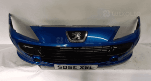 Zderzak przód przedni do peugeot 307 lift fl kmf niebieski 2