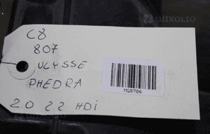 Wzmocnienie czołowe z wentylatorem obudowa wentylatora 2.0, 2.2 HDI CITROEN C8 807 ULYSSE PHEDRA 4