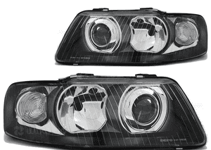 LAMPY REFLEKTORY Do AUDI Od 2000 Do 2003 Roku BLACK DEPO 1