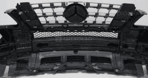 Zderzak przedni mercedes ML350 W164 lift amg 792 2011 16