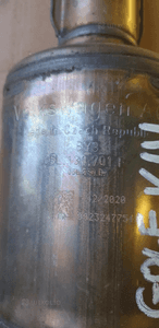 Katalizator Kat DPF przepustnica oryginał VW Golf VIII 8 2.0 TDI 05L131701F 05L131701G 8