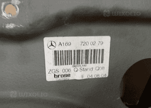Mechanizm podnośnik szyby prawy przód Mercedes A169 A1697200279 4