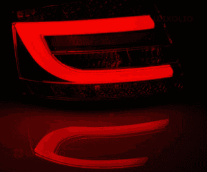 Lampy tylne do audi A6 C6 4F sedan od 2004 do 2008 roku led bar red 7 pin ! 4