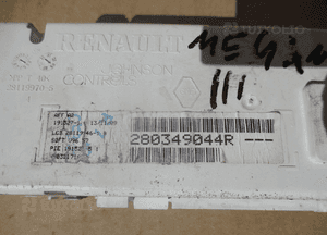 Ekran wyświetlacz monitor renault megane iii 280349044R 4