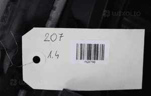 Chłodnica wody z wentylatorem PEUGEOT 207 1.4 benzyna 3