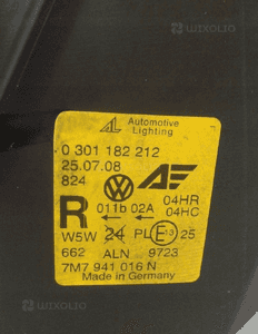 Seat alahambra sharan prawa lampa lampy -116 7