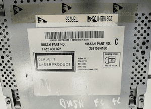 Fabryczne radio cd nawigacja nissan qashqai i J10 25915BH10C 2010-2013 lift 5