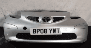 Zderzak przód przedni do toyota aygo srebrny 199 1