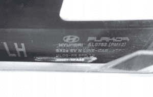 Hyundai kona ii n-line 2023- listwa spoiler zderzaka lewy tył 86691-HFAA0 6