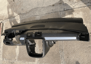 Mercedes R 251 konsola deska kokpit oryginał czarna antracyt kratka dekor panel poduszka air bag 3