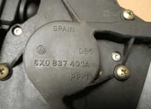 Mechanizm podnośnik szyby lewy przód Seat Arosa 6X0837401A 8