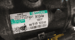 SPRĘŻARKA KLIMATYZACJI SANDEN PEUGEOT CITROEN C4 207 1.4 1.6 9651910980 WYSYŁKA! 5