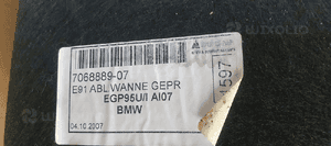 Wanna wnęka bagażnika wykładzina BMW 3 E91 7068889 5