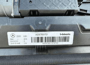 Szyberdach szyber dach mercedes e W213 A2057801701 webasto czarny sufit 3