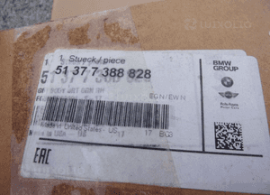 Bmw X3 G01 szyba karoseryjna tylna prawa 7388828 3