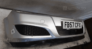 Zderzak przód przedni opel astra h 3 iii lift fl Z157 srebrny 4