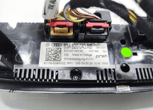 Panel klimatyzacji nawiewu audi A1 ii 82A 83A820043AB 2019-2024 europa 5