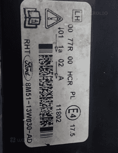 Lampa lewy przód ford focus MK2 lift europa 8M51-13W030-AD 6