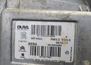 Peugeot 508 modul sterownik zawieszenia 9676503280 3