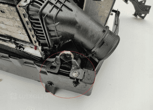 Pas przód przedni komplet chłodnic wentylator audi Q5 i 8R 3.0 tdi 2008-12 6