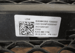 Grill gril atrapa mercedes c-klasa W205 2014- 14