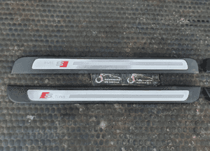 Listwa Listwy Progowe Ozdobne Drzwi S-Line Nakładki Komplet Przód Tyl AUDI A4 B8 Sedan Kombi 5