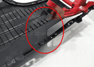 Listwa zderzaka tył tylna lampy kia rio iii 5D 86612-1W700 2014-2017 lift 11