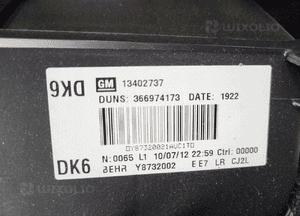 OBUDOWA NAGRZEWNICY Opel Astra 4 IV J 09- EU 13402737 5