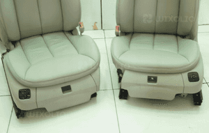 FOTELE FOTEL PASAZER KIEROWCA KOLOR 508 GREY KPL MERCEDES SL R230 4