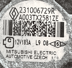 Alternator renault trafic iii 3 1.6 dci 231006729R 4