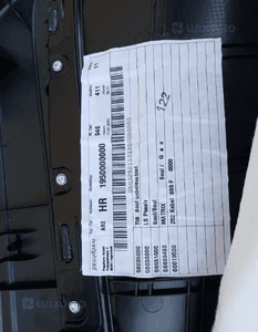 Boczek tapicerka drzwi prawy tył Audi A3 8P 5D 8P4867306 5