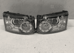 Land rover discovery iv L319 09-13 lampa lampy reflektor reflektory przód przednie xenon lewa prawa kompletne oryginał 2