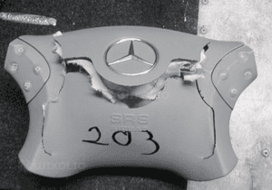 MERCEDES C 203 klawisze poduszki powietrznej szare oryginalne